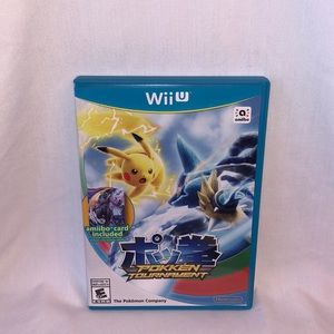 Wii U Pokken Tournament w/amiibo card included Video Game